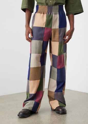 Puco Wool Patchwork Pants