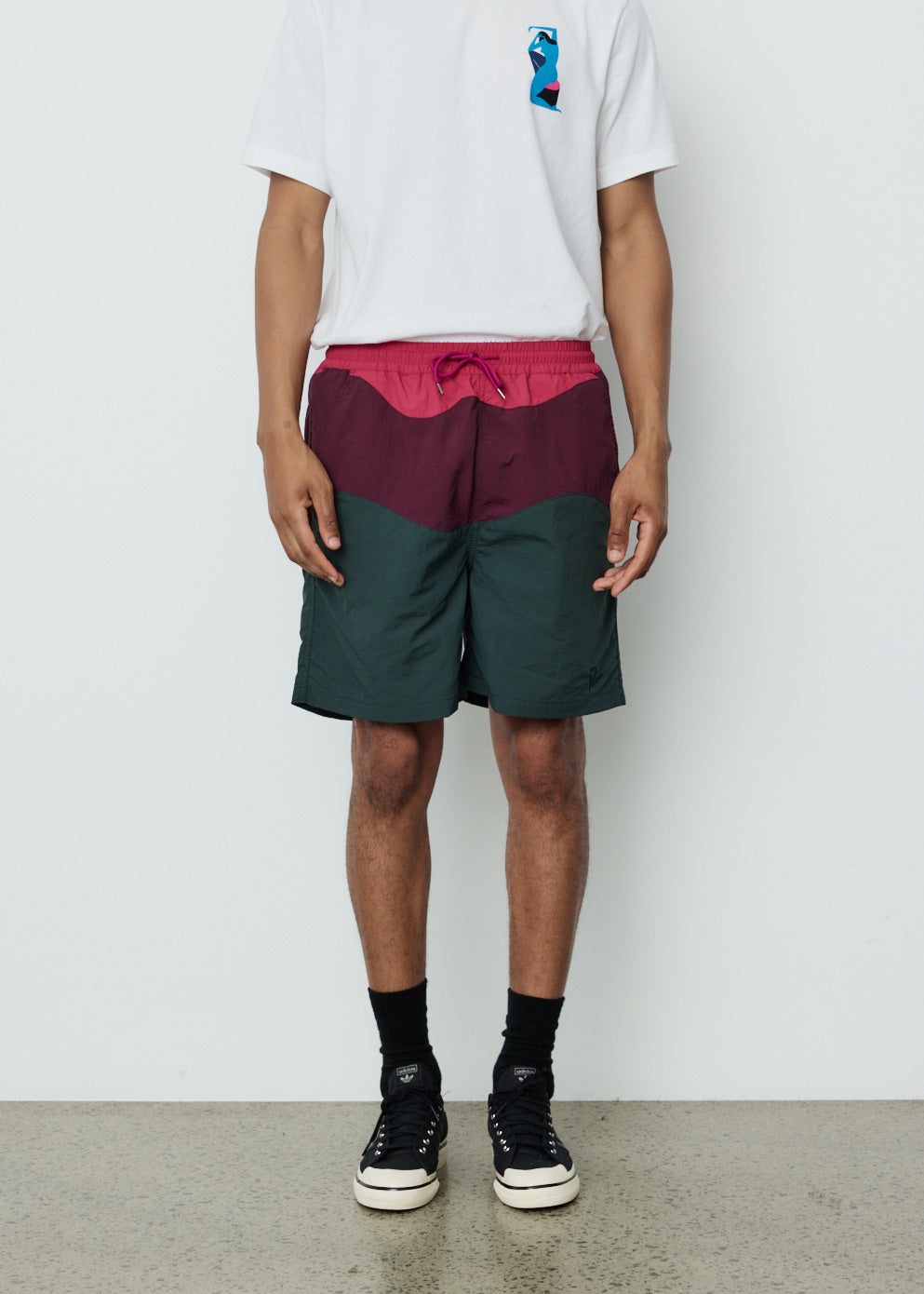 Waved Swim Shorts