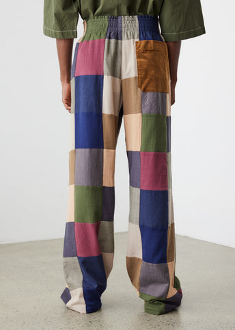 Puco Wool Patchwork Pants