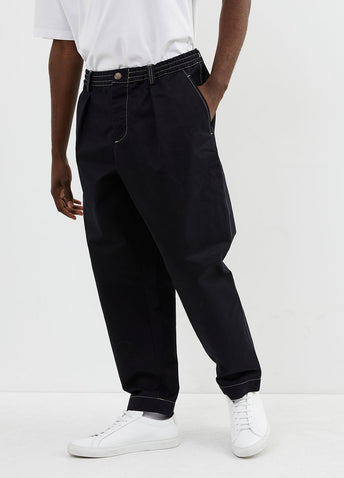 Pleat Drawcord Pant