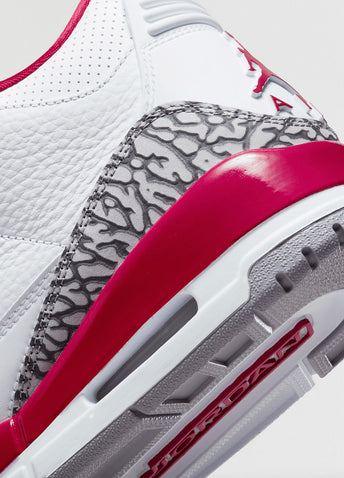 Air Jordan 3 'Cardinal Red' Sneakers