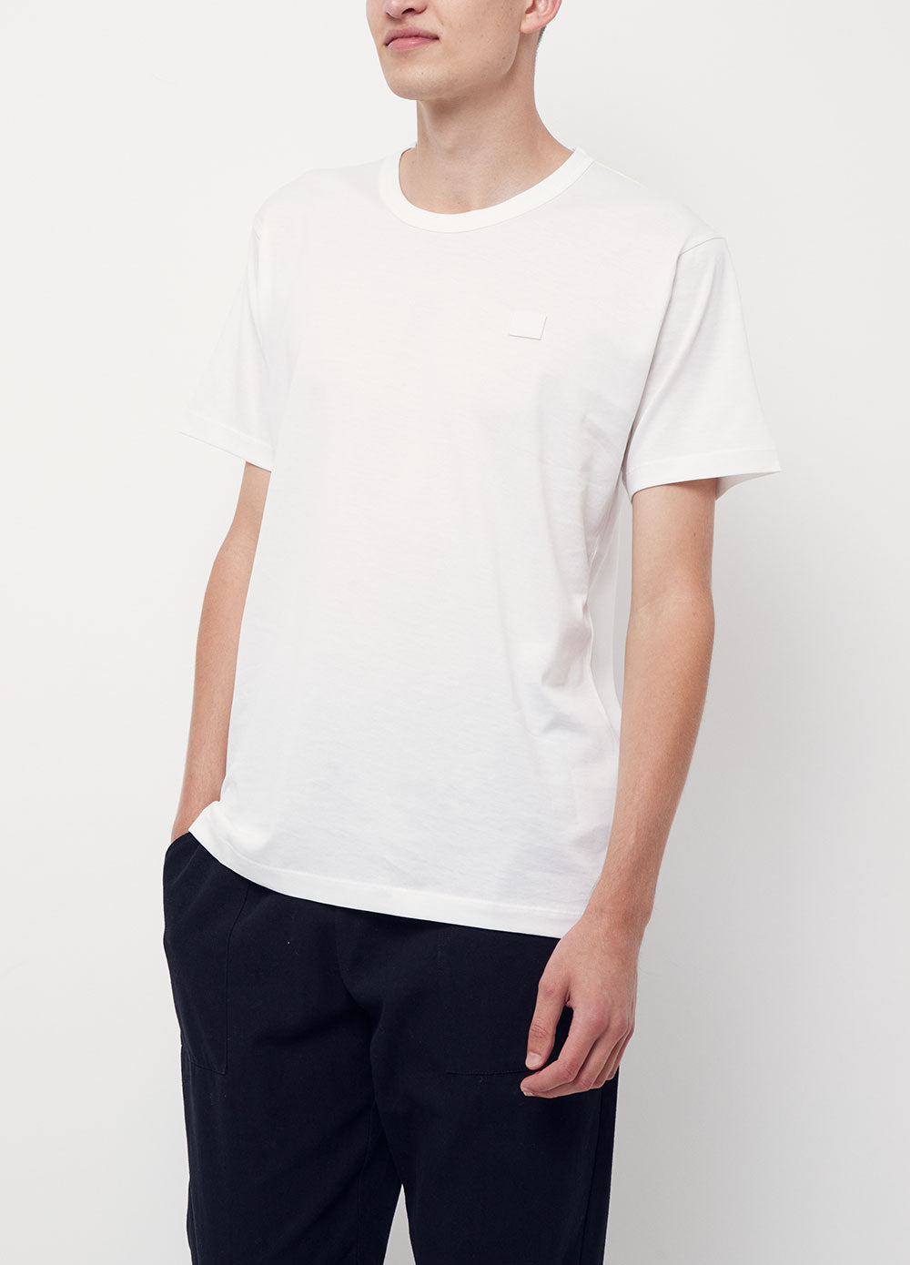Acne t shirt face 2025