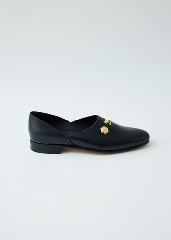 Cow and Flower Appenzeller House Shoes