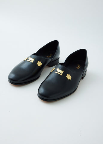Cow and Flower Appenzeller House Shoes