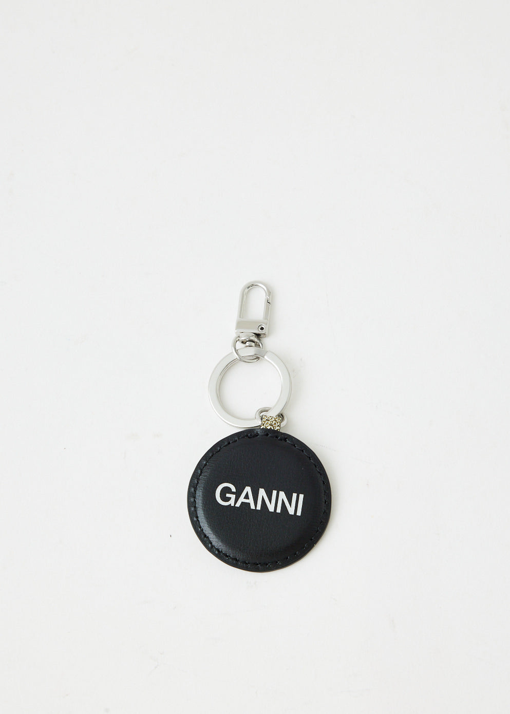 Banner Smiley Glitter Keychain