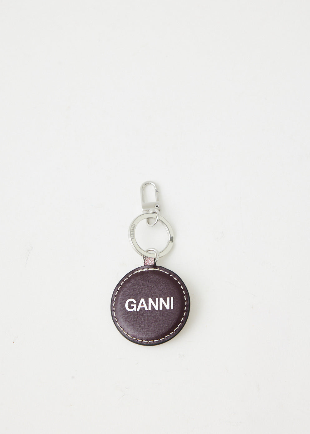 Banner Smiley Glitter Keychain