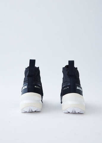 x Salomon Mid Black Sneakers