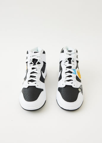 Dunk High LX 'White and Black' Sneakers