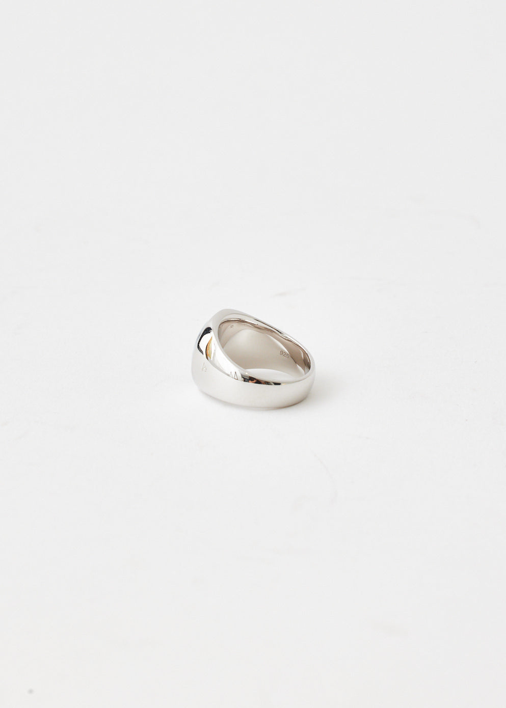 Oval Zebra Marble Ring