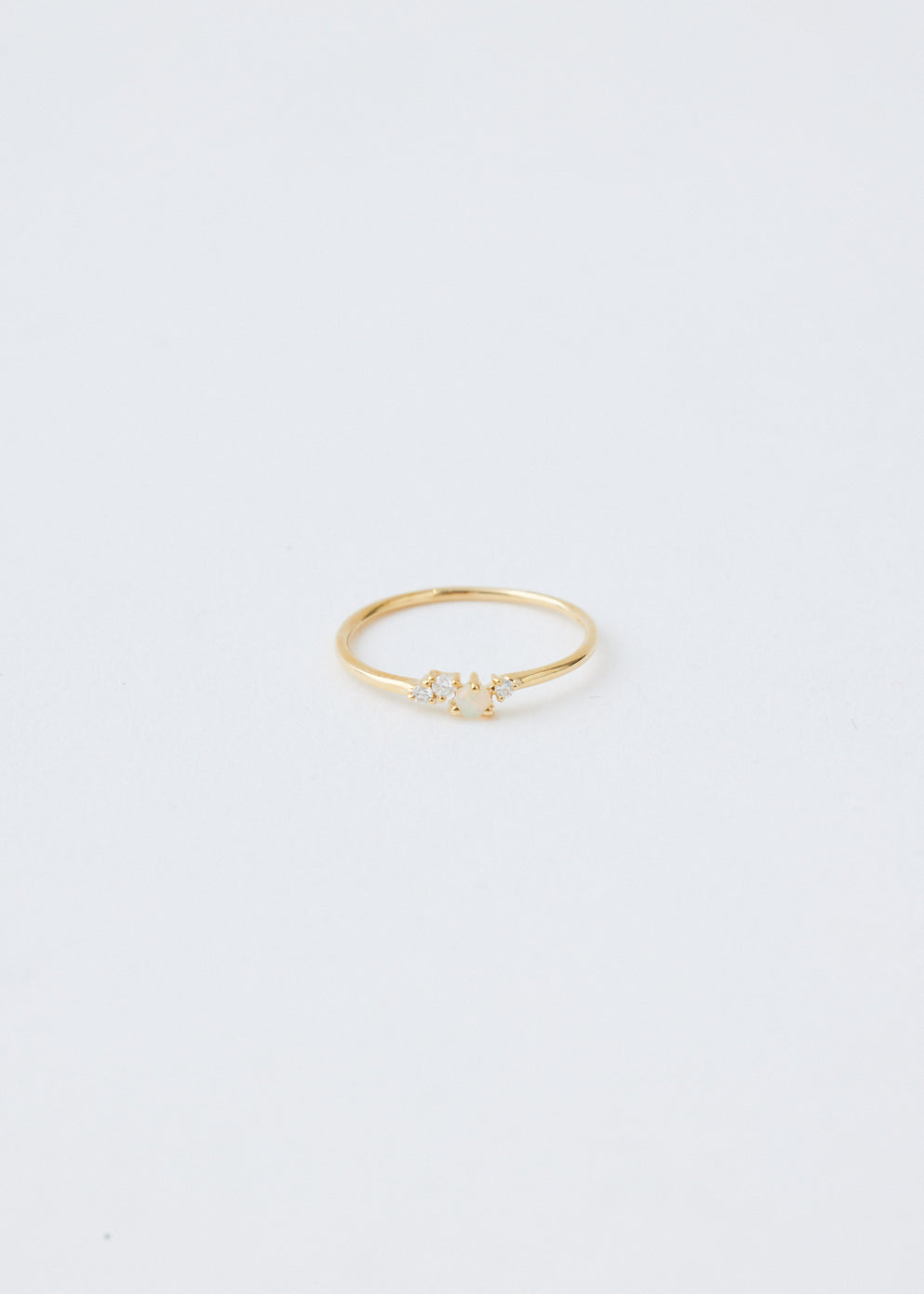 Tiny Chroma Opal Ring