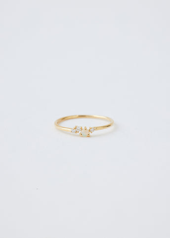 Tiny Chroma Opal Ring