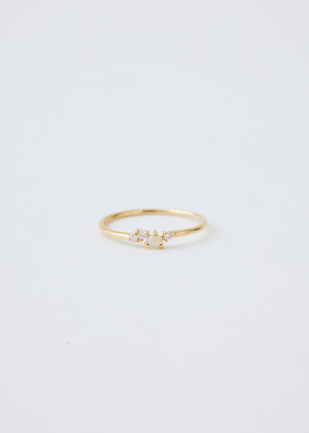 Tiny Chroma Opal Ring