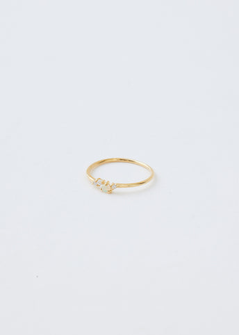Tiny Chroma Opal Ring