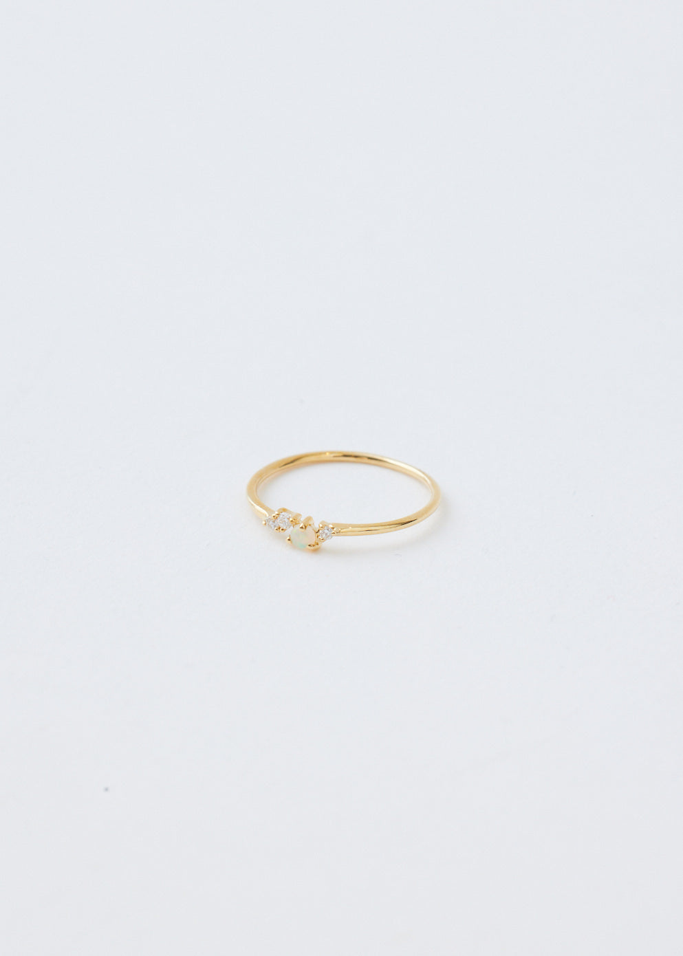 Tiny Chroma Opal Ring