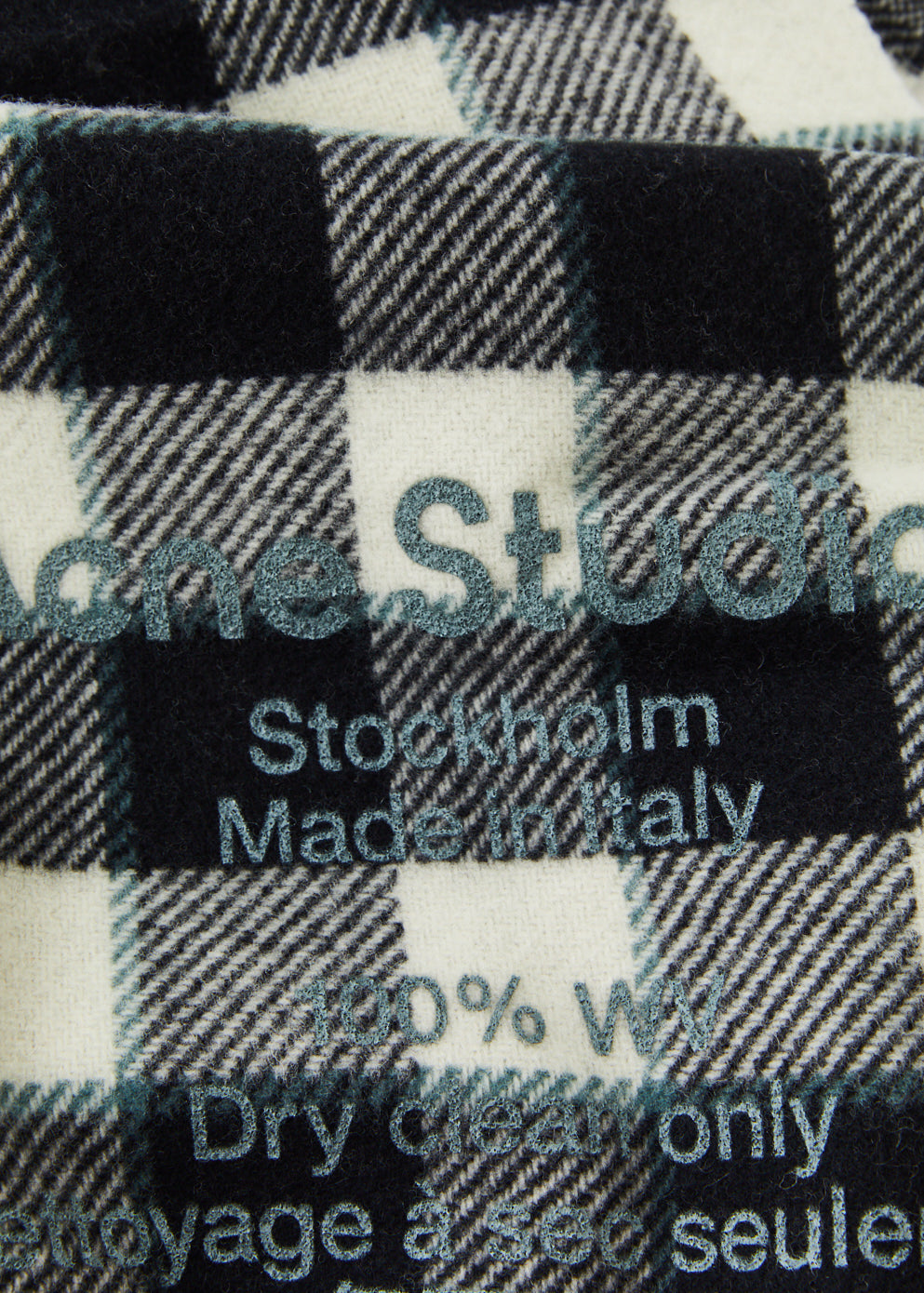 Cassiar Check Narrow New Heavy Scarf