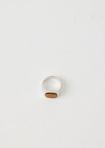 Cushion Tiger Eye Ring