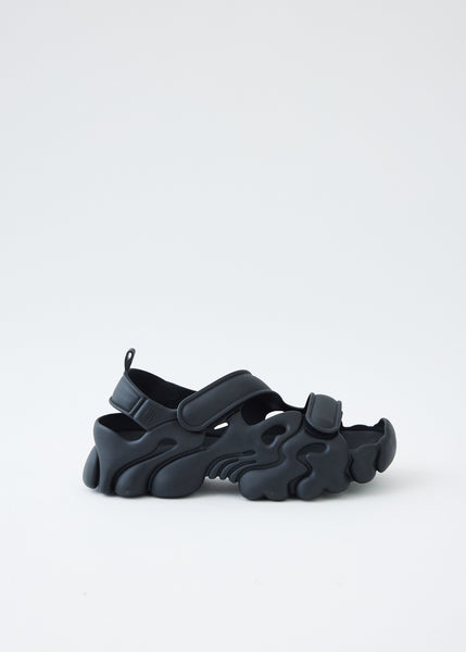 【Melissa】Puff Sandal + Collina Strada ブラックBR36 Collina Strada x Melissa Puff Sandal - Matte Black | Garmentory