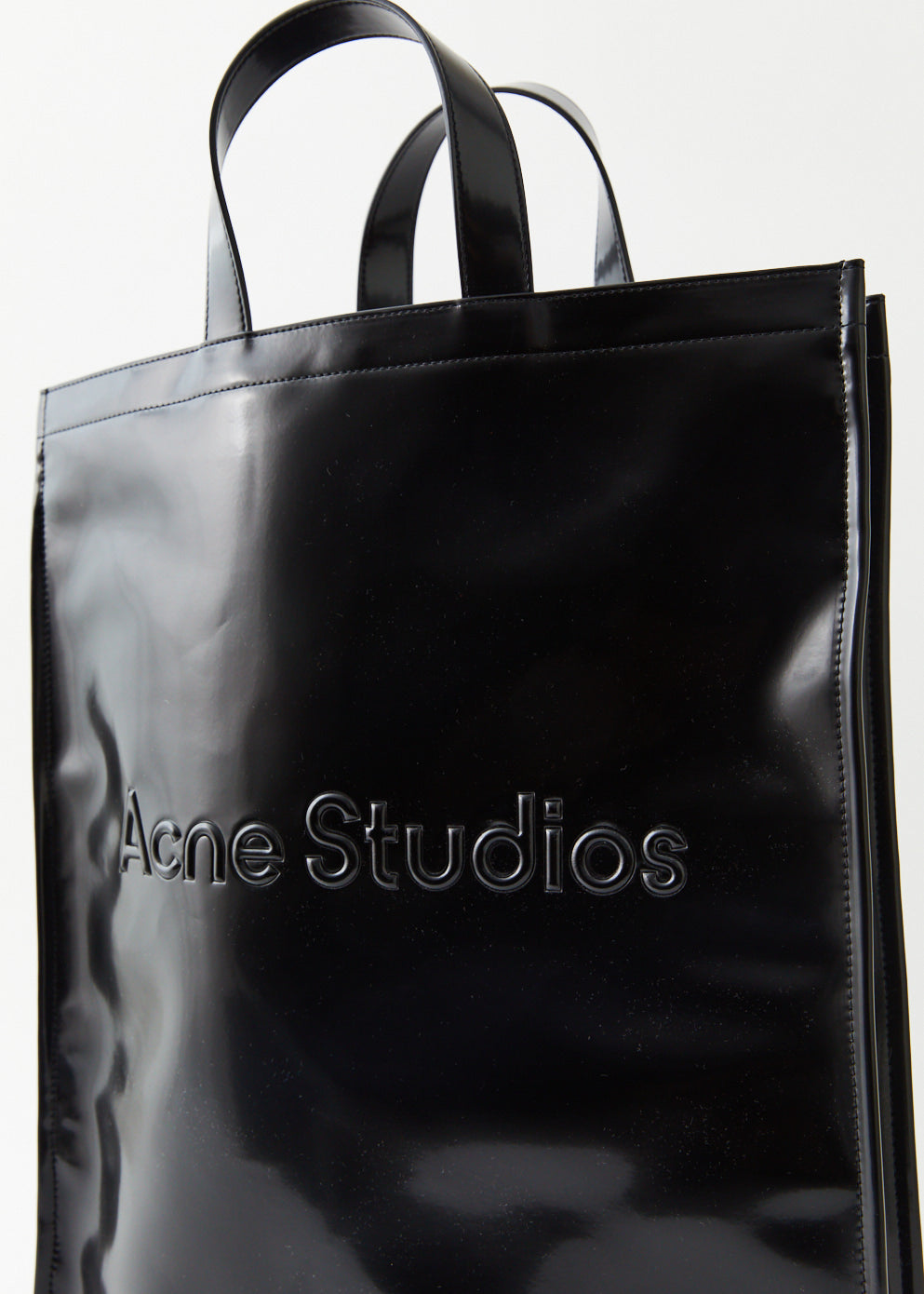 Logo Shopped North South Tote Bag