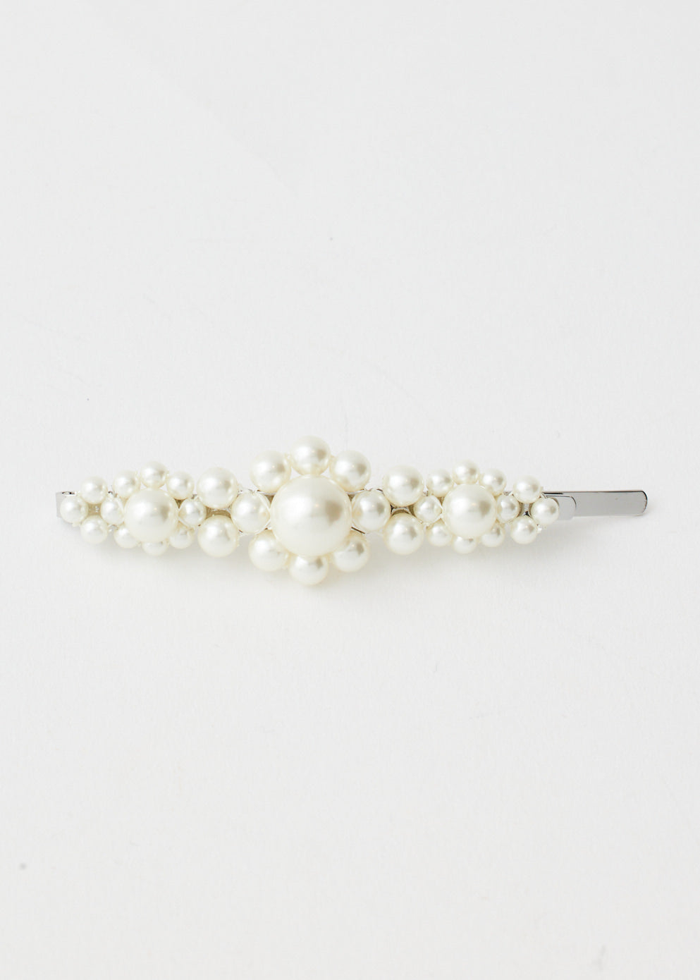 Large Flower Hair Clip Pearl