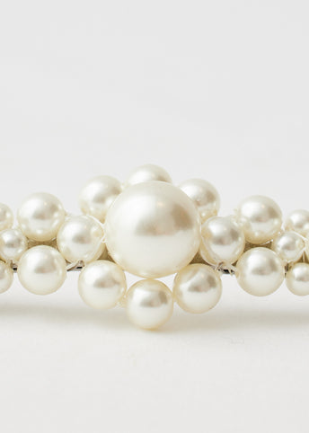 Large Flower Hair Clip Pearl