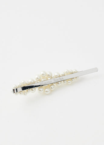 Large Flower Hair Clip Pearl