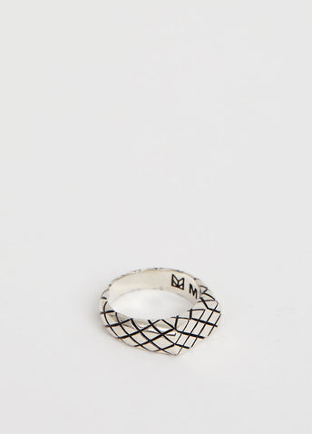 Quilted Signet Ring