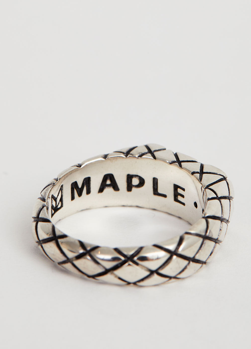 Quilted Signet Ring