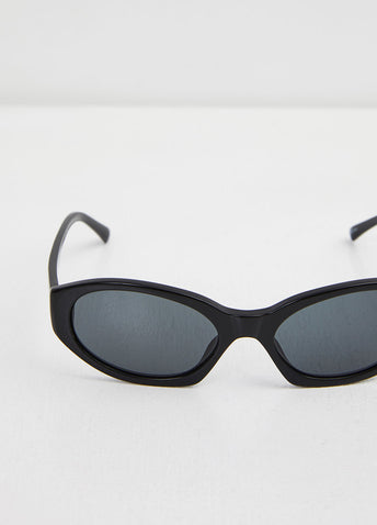 x Linda Farrow Oval Sunglasses