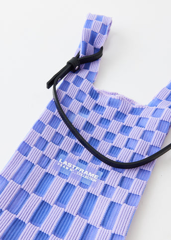 Small Sheer Ichimatsu Market Bag