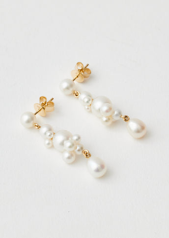 Petite Perle Splash Earrings