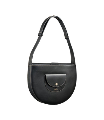 【送料&関税込】A.P.C. Le Pocket Small Bag A.P.C. Small Le Pocket Leather Tote Bag | Black | FARFETCH