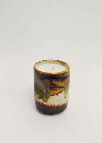 Large Teak Pinch Candle - Tabako