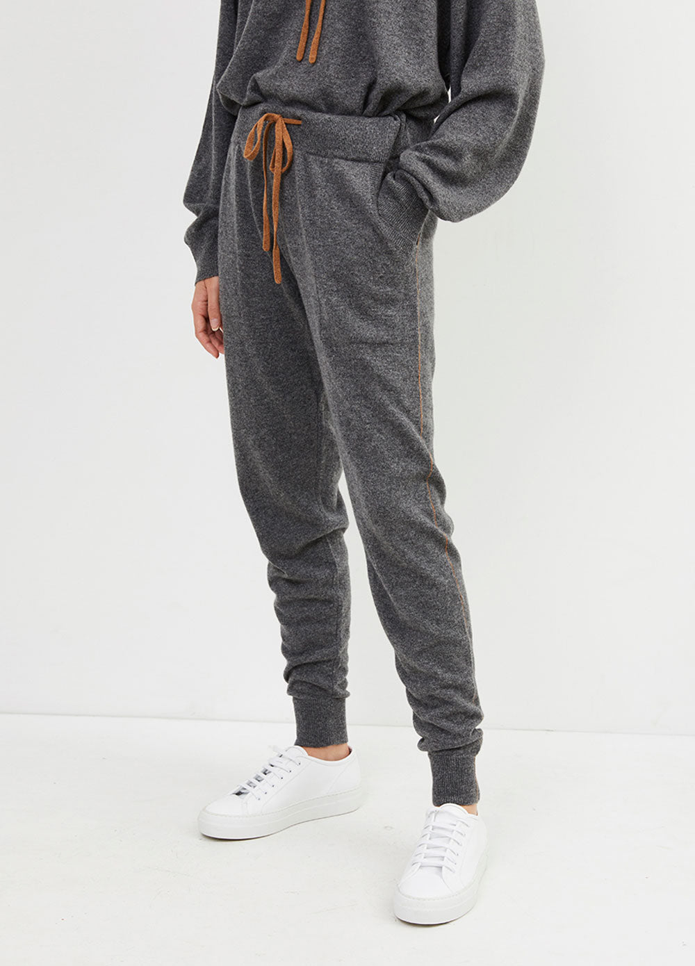 Cashmere Stitch Detail Pants