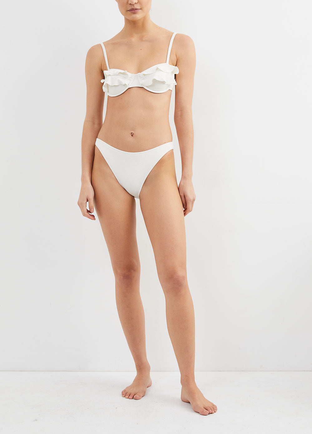 Ruffle Balconette Top