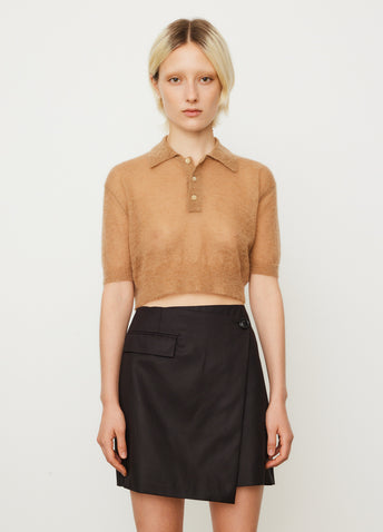 Kid Mohair Sheer Knit Polo Kid Mohair Sheer Knit Polo