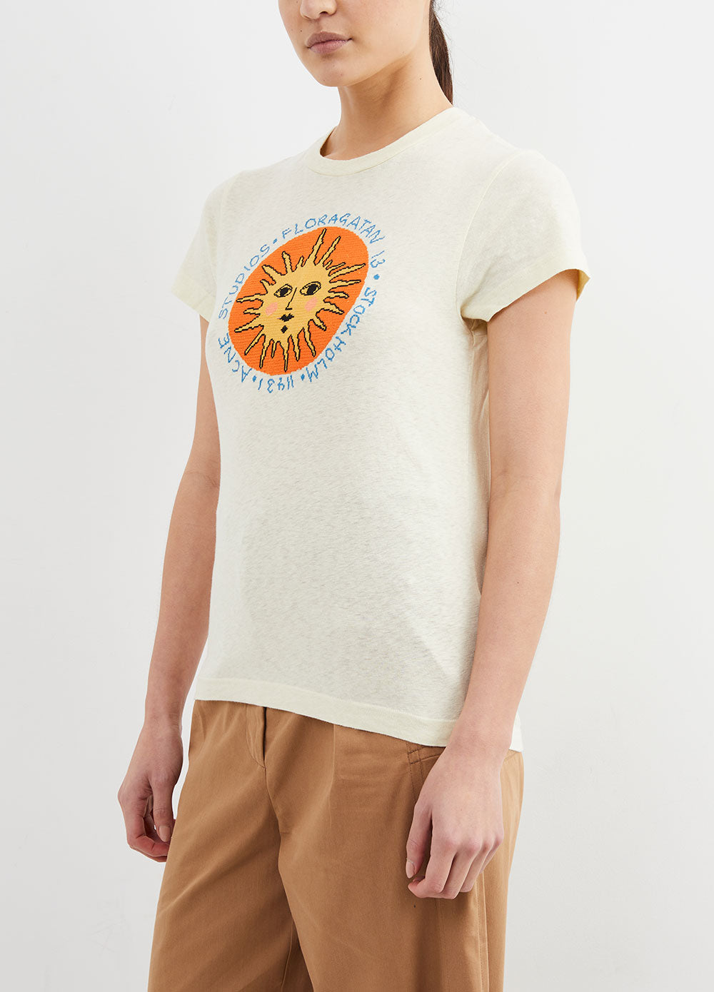 Ebar Sun Embroidery T-Shirt