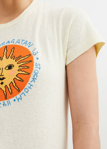 Ebar Sun Embroidery T-Shirt