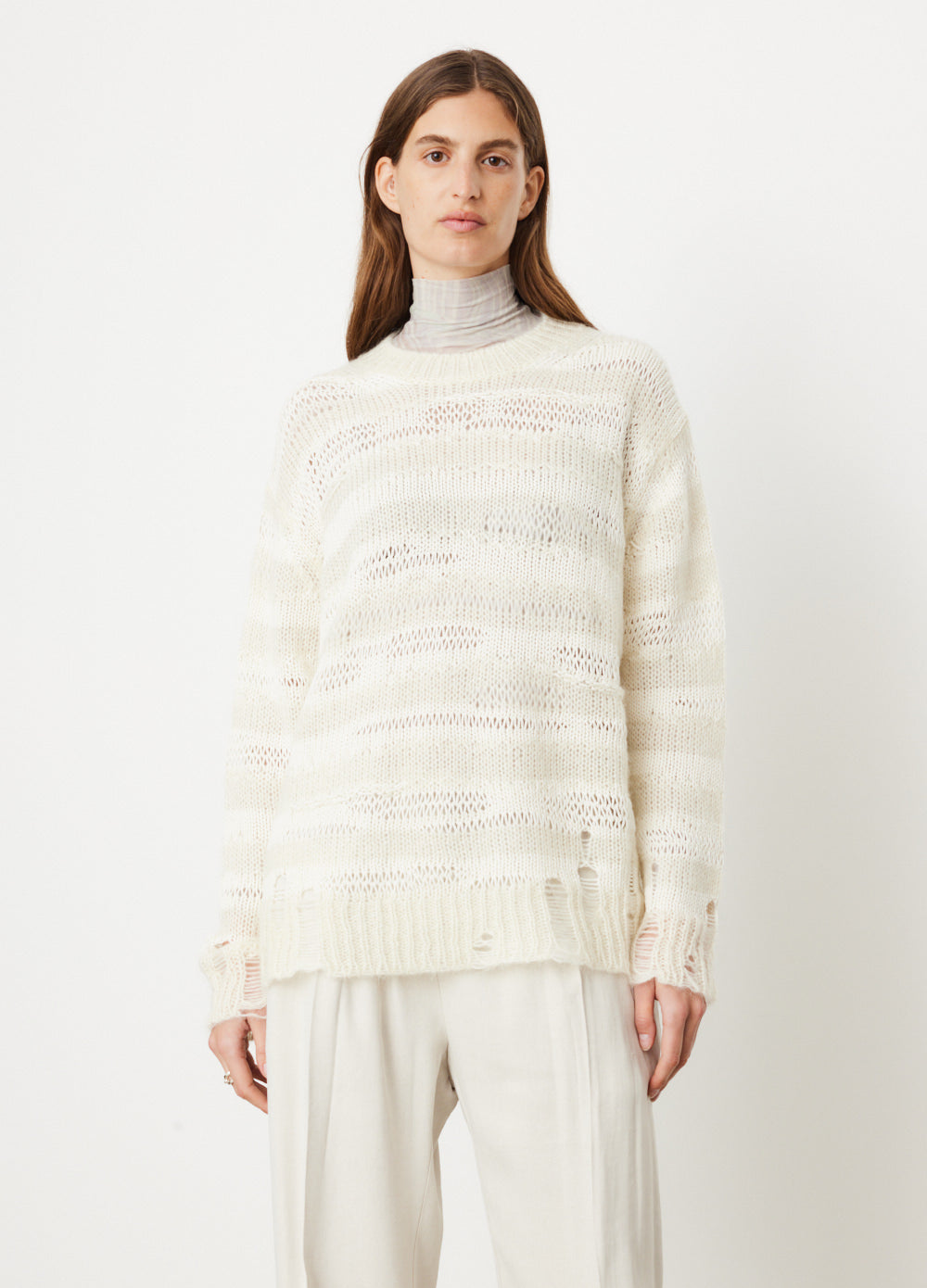 Karita Mohair Stripe Knit Jumper