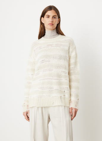 Karita Mohair Stripe Knit Jumper