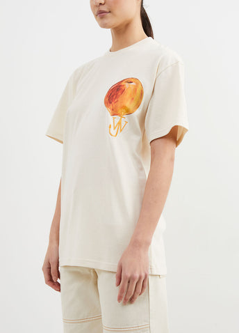 Printed Peach Logo T-Shirt