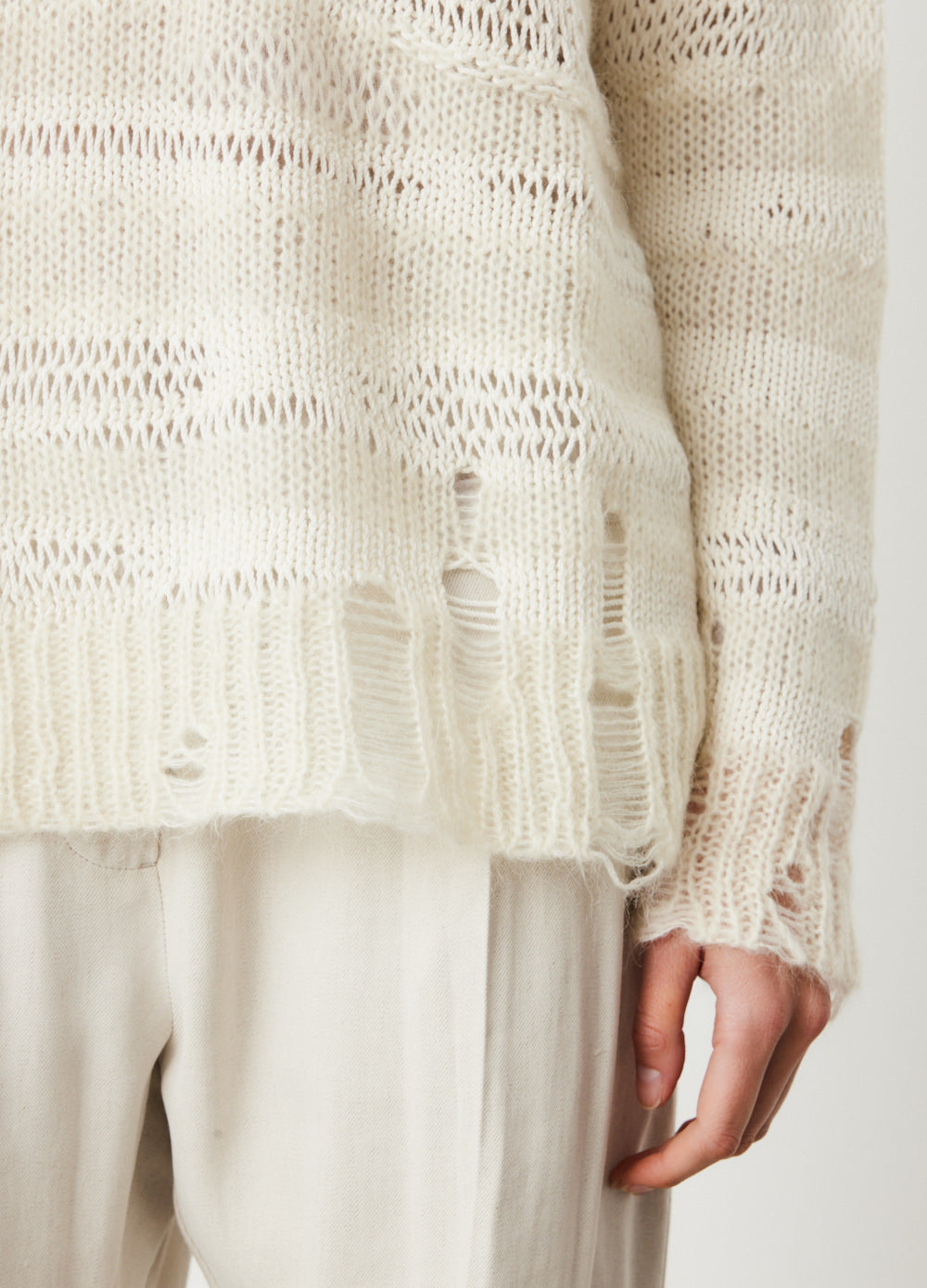 Karita Mohair Stripe Knit Jumper