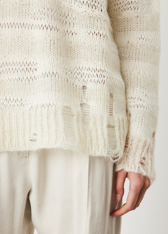 Karita Mohair Stripe Knit Jumper