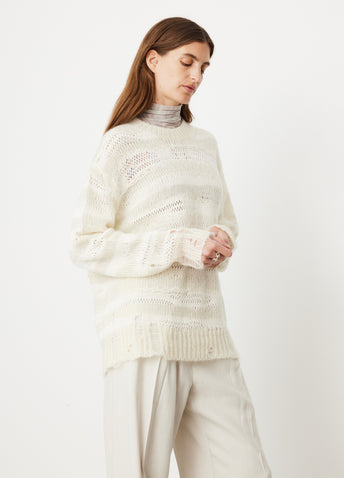 Karita Mohair Stripe Knit Jumper