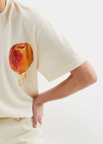 Printed Peach Logo T-Shirt