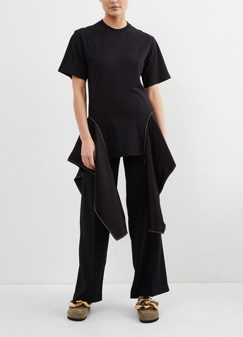 Draped Hem T-Shirt