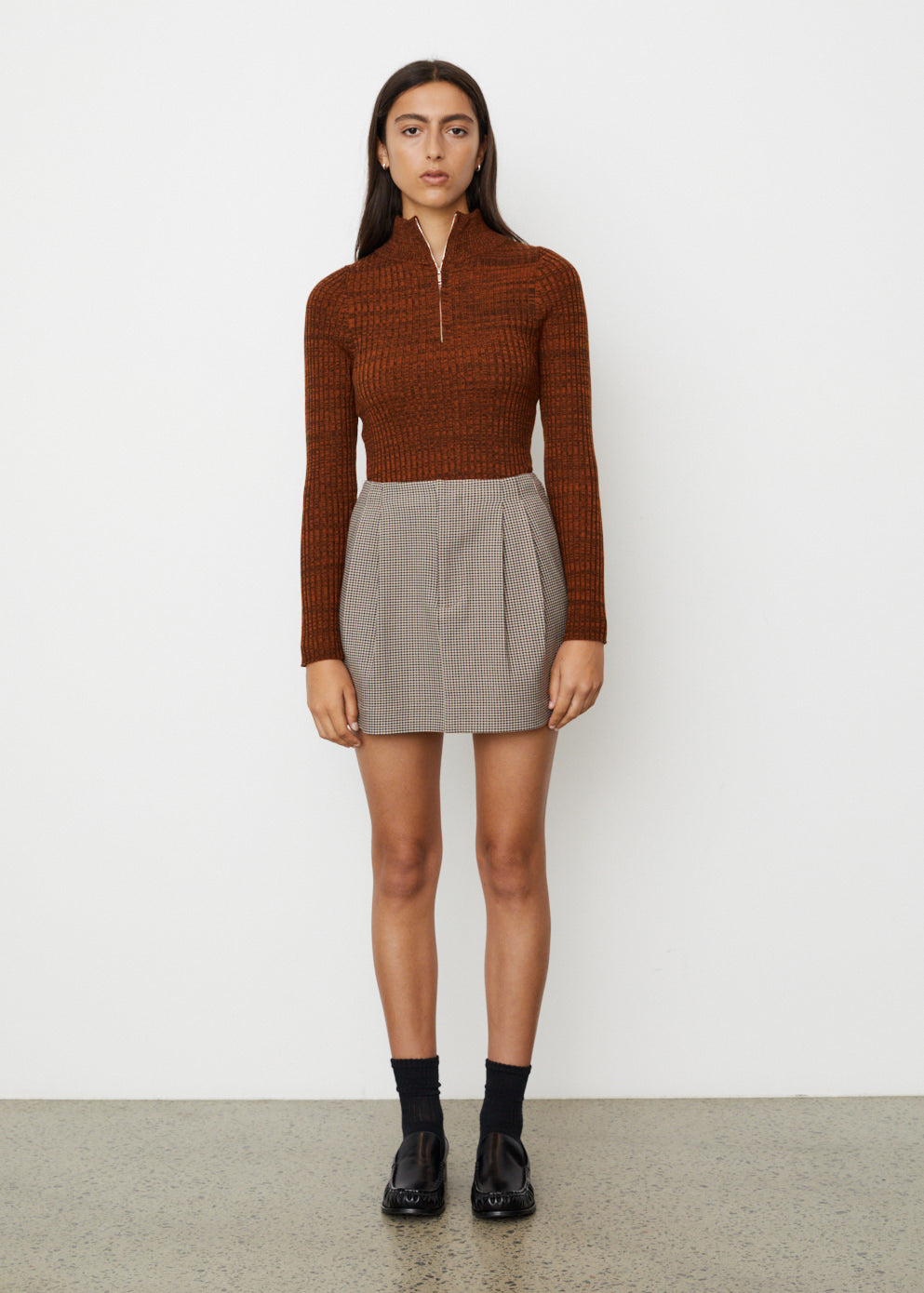 Ava Rib Knit Skivvy