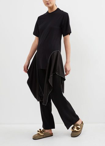 Draped Hem T-Shirt