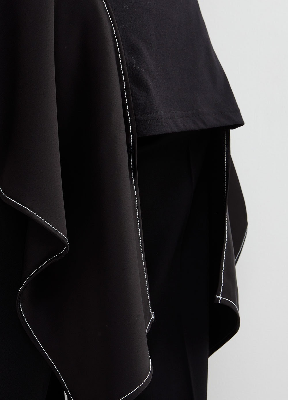 Draped Hem T-Shirt
