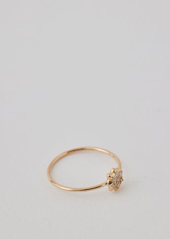 Mica Diamond Ring