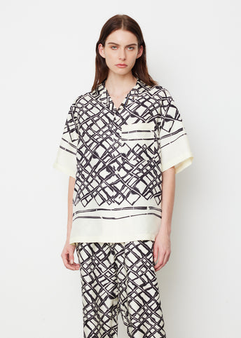 Silk Labrynth Shirt